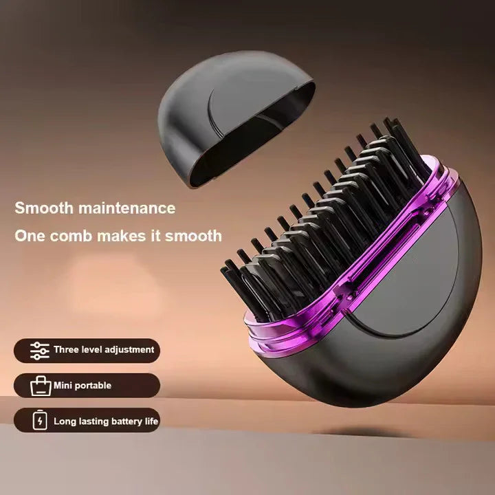 Zyler Wireless Portable Straightening Comb – 3-Temperature Adjustable Hair Styler with Smart Heat Control - Zyler Middle East