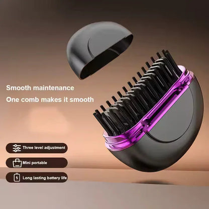 Zyler Wireless Portable Straightening Comb – 3-Temperature Adjustable Hair Styler with Smart Heat Control - Zyler Middle East
