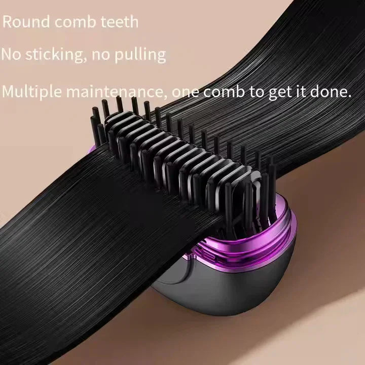 Zyler Wireless Portable Straightening Comb – 3-Temperature Adjustable Hair Styler with Smart Heat Control - Zyler Middle East