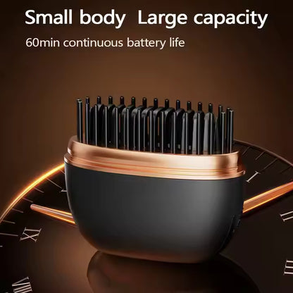 Zyler Wireless Portable Straightening Comb – 3-Temperature Adjustable Hair Styler with Smart Heat Control - Zyler Middle East