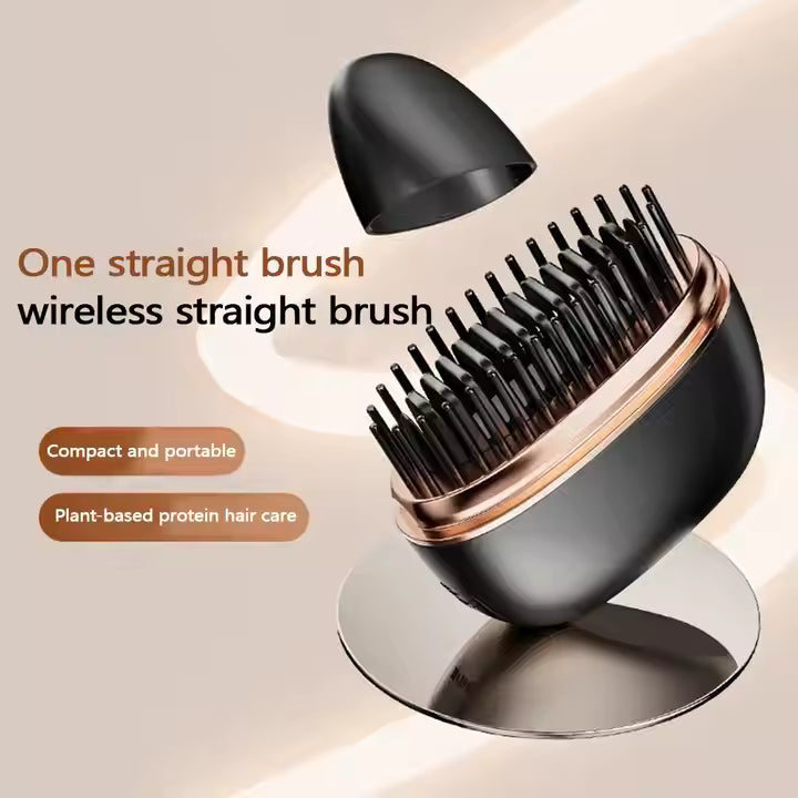 Zyler Wireless Portable Straightening Comb – 3-Temperature Adjustable Hair Styler with Smart Heat Control - Zyler Middle East