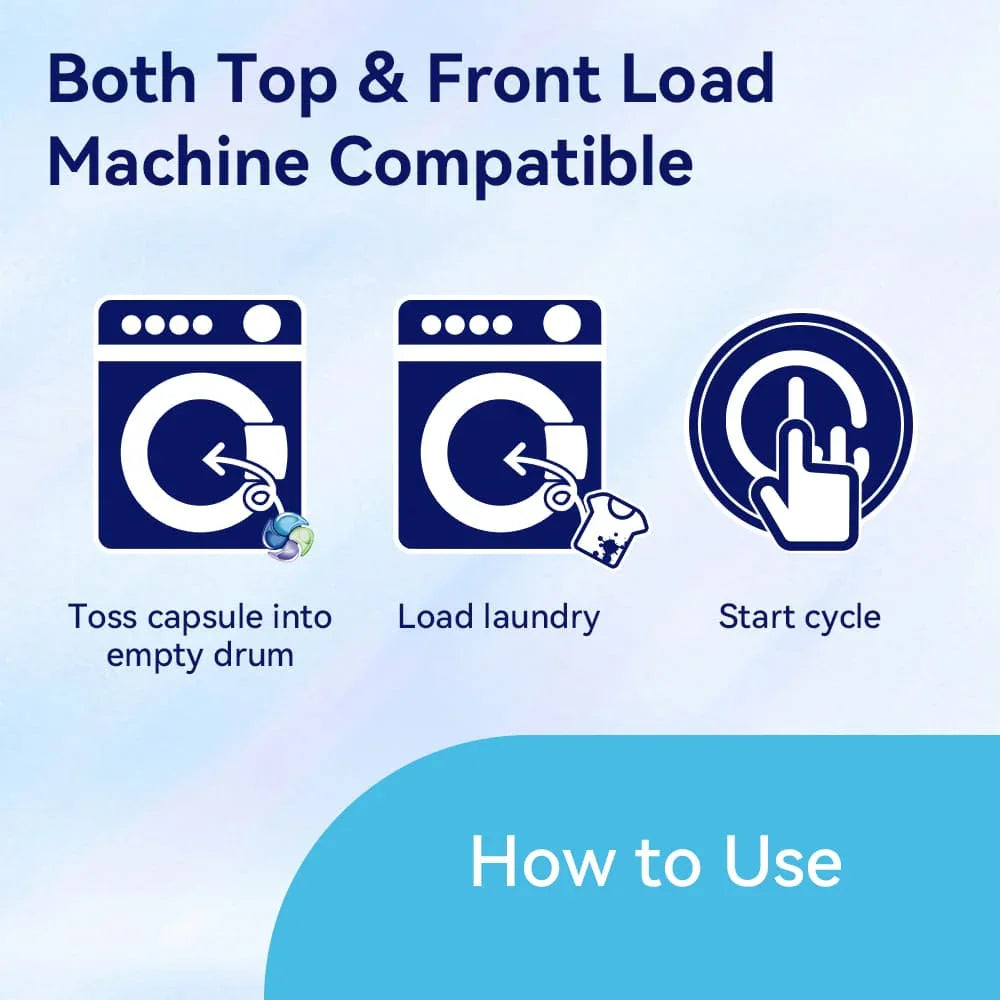 Loovee Wiise 4in1 Anti-Bacterial Laundry Capsules – 8X Cleaning Power with Sandhill Fragrance