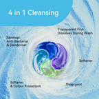 Loovee Wiise 4in1 Anti-Bacterial Laundry Capsules – 8X Cleaning Power with Sandhill Fragrance