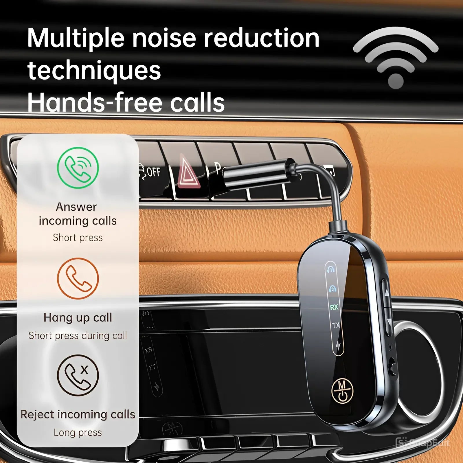 Bluetooth 5.4 Transmitter/Receiver for 2 Airpods, Airplane Travel Adapter for TV/Car - Zyler Middle East