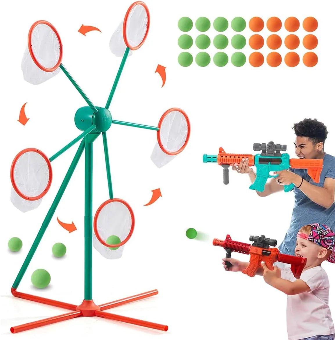 Zyler Turbo Blast Air Gun Ultimate Target Shooting Adventure with Adjustable Power & Durable Build - Zyler Middle East